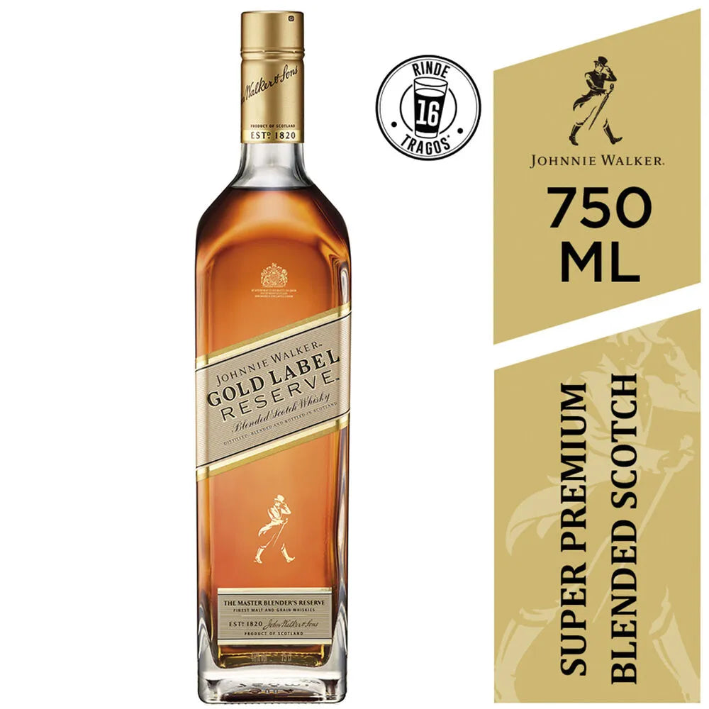 Whisky Johnnie Wk gold label reserve botella 750 ml