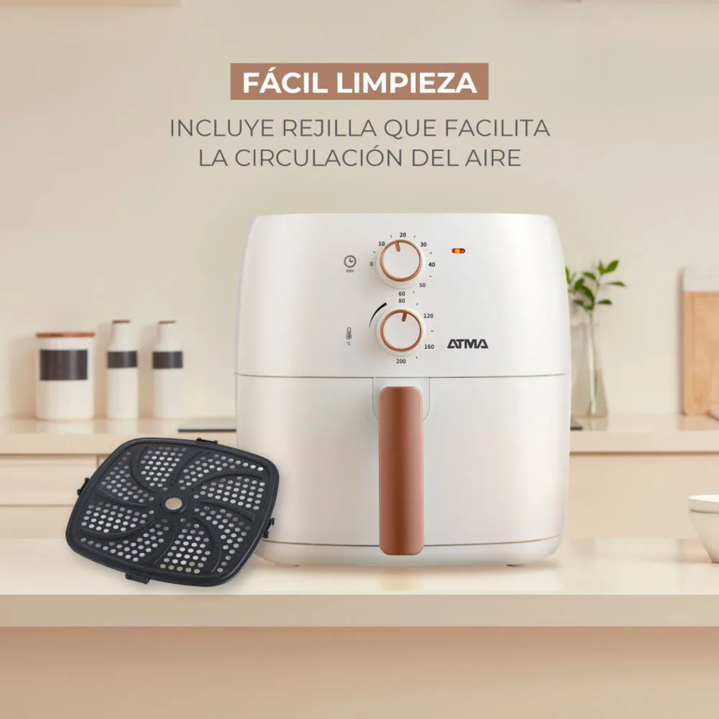 🛒 Freidora de Aire Atma FR60MA 6.5L – Cocina sin aceite, come rico y sano