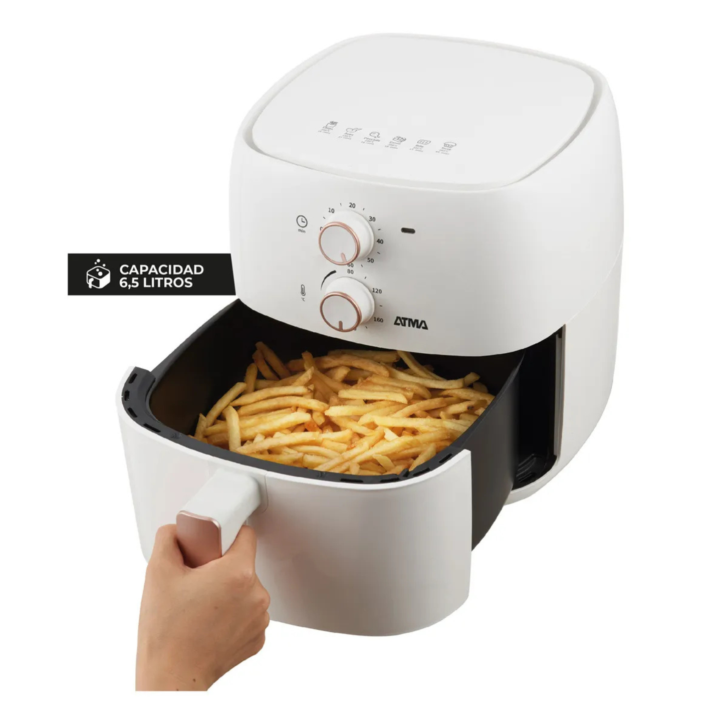 🛒 Freidora de Aire Atma FR60MA 6.5L – Cocina sin aceite, come rico y sano