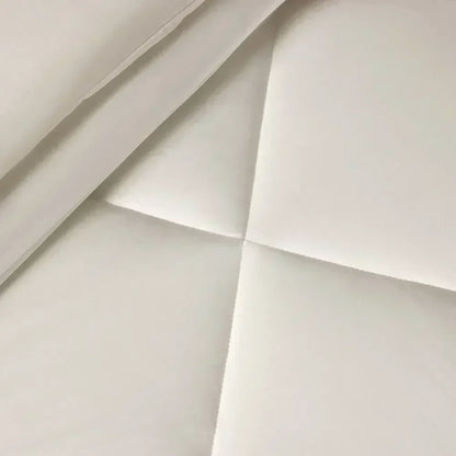 Juego de sábanas de satén de 1000 hilos, 100 % algodón egipcio, color blanco Mirtina/Legno - Sábanas + Fundas de almohada + Edredón